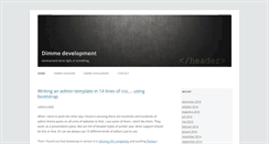 Desktop Screenshot of dimme.nl